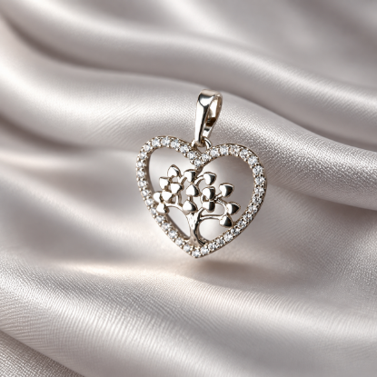 Imagen de Dije Árbol Corazón Ancestral
