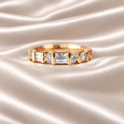 Picture of Anillo Cuadros y Puntos C