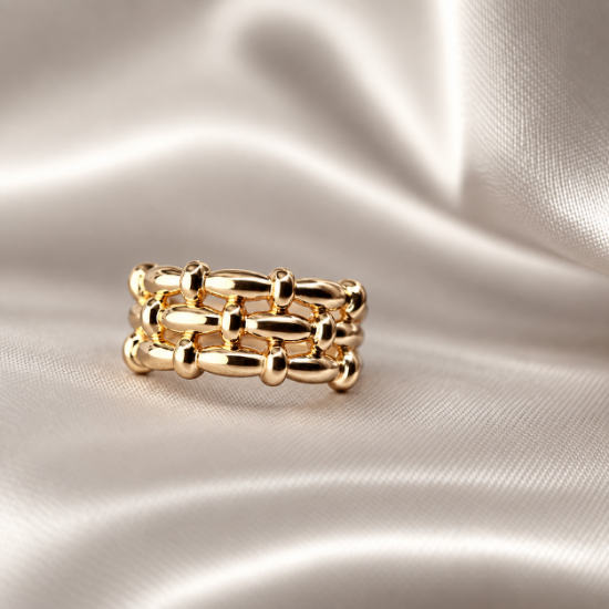 Imagen de Anillo Mimbre de Oro