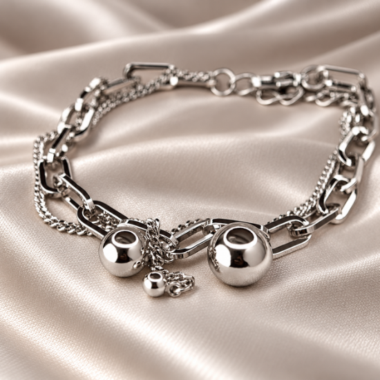 Imagen de Pulsera Tres Esferas