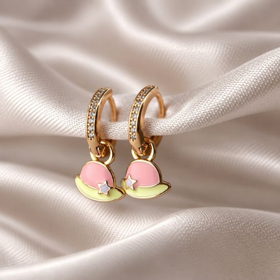 Imagen de Huggie Sombrero Rosa con Estrella